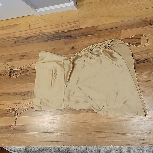 Amanda Uprichard Chiara Dress in Earth - Picture 4 of 5